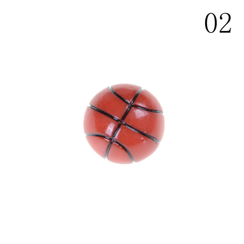1:6/1:12 Dollhouse Miniature Sports Balls Soccer Football and Basketball Decor Toy