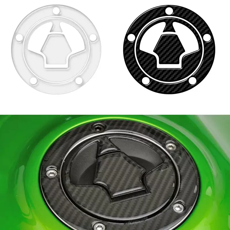 Stiker Decal tutup bahan bakar sepeda motor, untuk Kawasaki Ninja1000 Z1000S Z1000SX 2011-2018 tampilan transparan