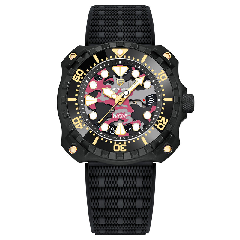 ใหม่ PAGANI DESIGN ผู้ชายอัตโนมัตินาฬิกา NH35 Top Luxury Sapphire สแตนเลสสตีลนาฬิกากันน้ำสำหรับชาย