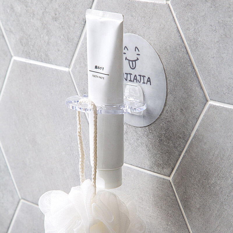1PC Plastic Toothbrush Holder Toothpaste Storage Rack Razor Toothbrush Dispenser Bathroom Storage Rack Bathroom Accessories Tool