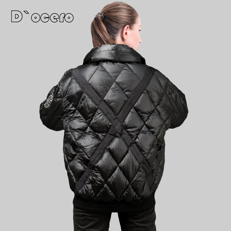 2022 New Winter Jacket Women Fashion Thick Womens Winter Coat High Quality Hooded Down Jackets Parka Femme Casual Docero