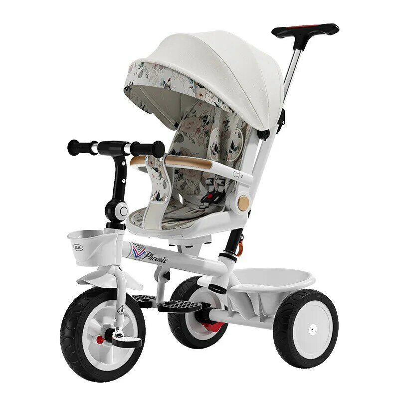High Landscape Children's Tricycle for Babies Aged 1-6 Years Old  Baby's Hand Pushed Bicycle