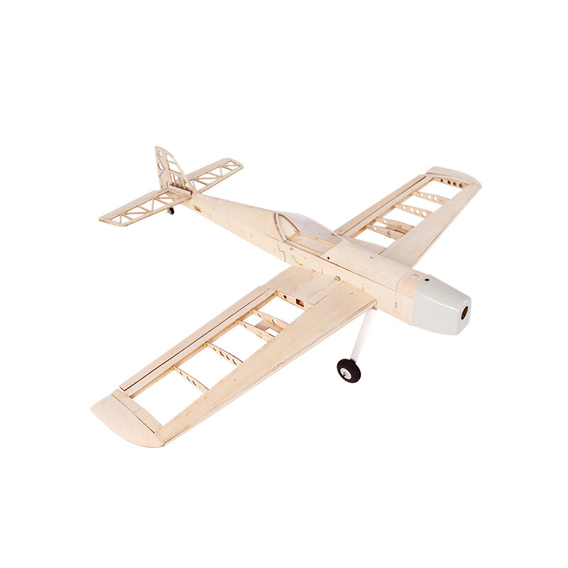 DIY 리모컨 항공기 F3A 고정 날개 조명 목재 항공기 키트, 조립 항공기 모형 장난감, 1010mm