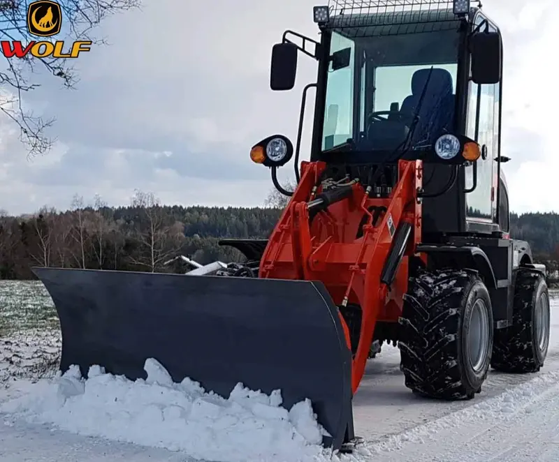 Wolf WL80 Snowplow with Mini Loader