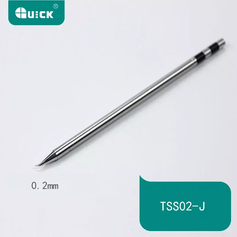 QUICK TS1200A originale senza piombo saldatore punta manico penna per saldatura strumenti TSS02 saldatore elettrico testa TSS02-3C-J-I-K-SK