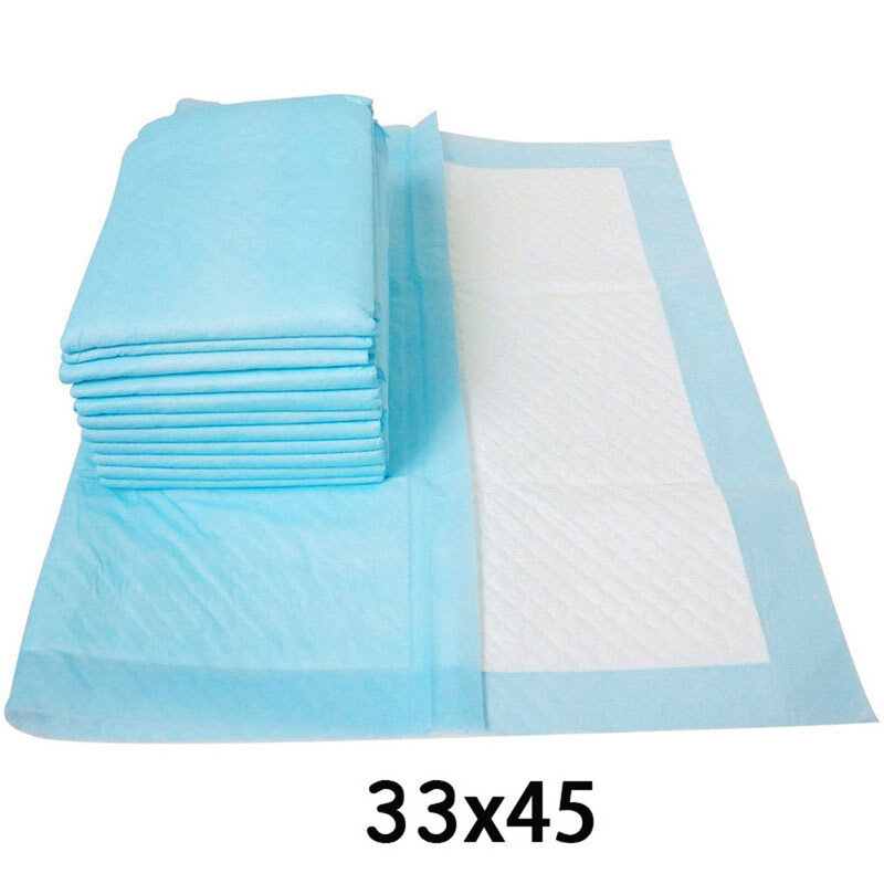 Almofada de fraldas descartável para bebês, absorção de água, fralda, pacientes adultos e idosos, 45x33cm, 20pcs
