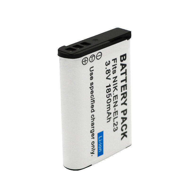 Baterai EN-EL23 ENEL23 EN EL23 1850mah asli untuk kamera Nikon COOLPIX P900 P900s P610 P610s P600 B700 S810c