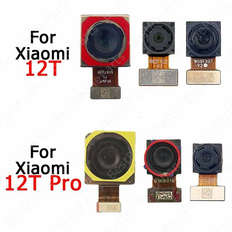 Módulo de Câmera Traseira para Xiaomi Mi, Peças de Reposição, 12T, 12T Pro