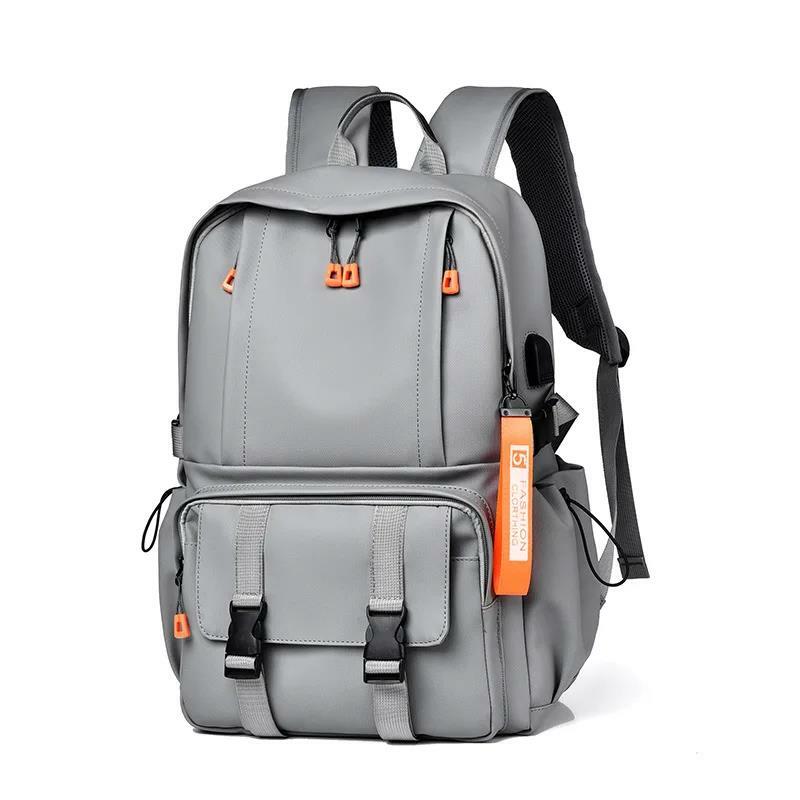 Wasserdichter Nylon rucksack für Männer USB-Aufladung Casual Travel 15,6 Zoll Laptop Rucksack