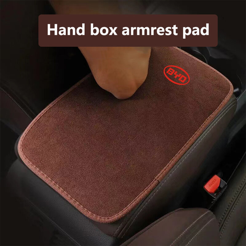 Car armrest box cushion plush material Interior Accessories for BYD Atto Act 3 Tang F3 E6 Dmi Yuan plus Song plus ev f0 Qin Pro
