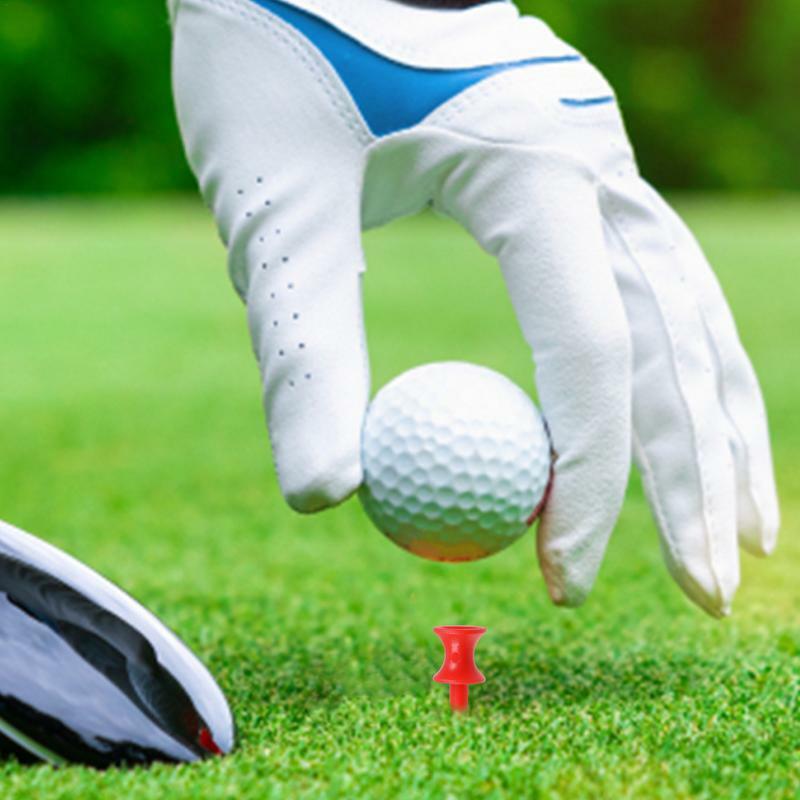 Shockproof Golf Ball Tees para Homens e Mulheres, Green Tees, Tipo de Roda, Dupla Camada, Bolas Internas, 31mm, 25Pcs