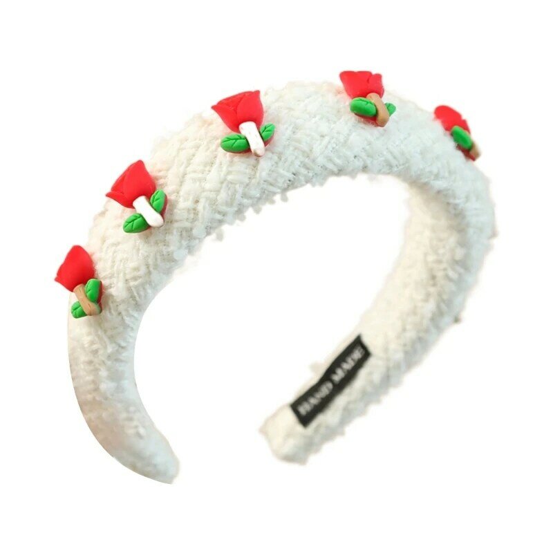 Y166 Glitzer-Haarband, Weihnachtsbaum-Stirnbänder, Partyzubehör für Weihnachten, Neujahr