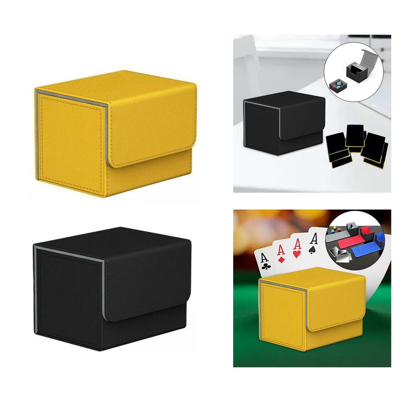 Caja organizadora de tarjetas, soporte de almacenamiento, contenedor estándar, exhibición