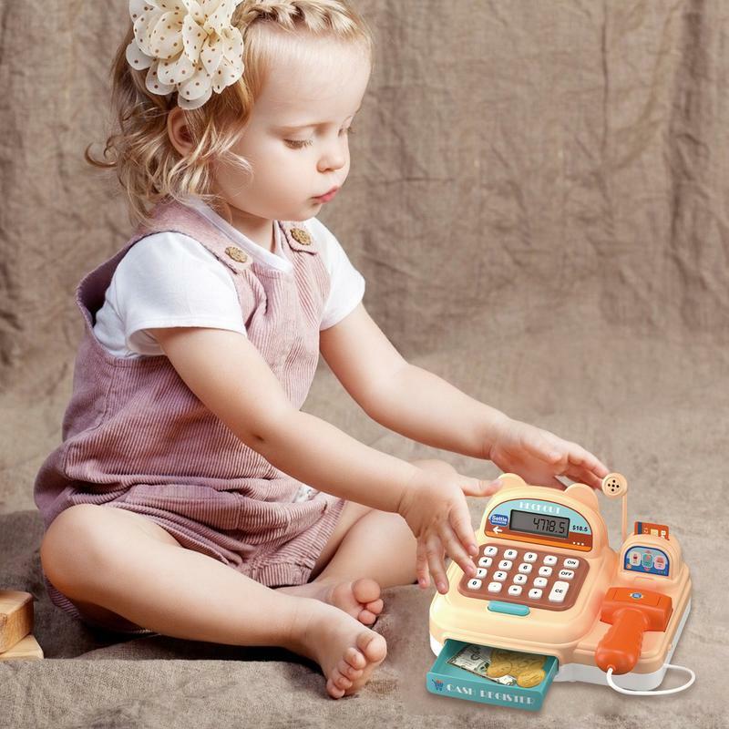 Детский симулятор кассового аппарата для супермаркета, игровой дом, игрушки, взаимодействие родителей и детей