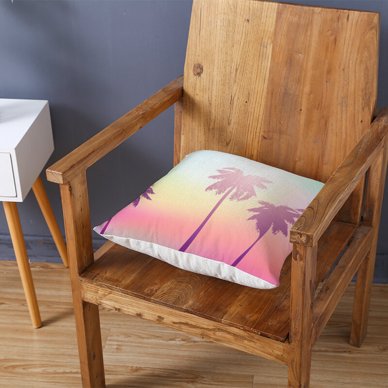 Summer Sea Pillow Cover Oudoor Home Decoration Cojines 45x45 Beach Cushion Cover for Sofa Sunshine Life Pillowcase 2025 Hot Sale