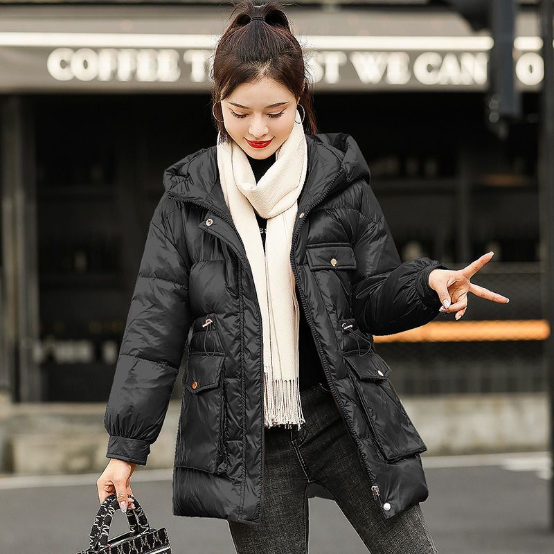 女性の冬のジャケット,暖かくて厚いパーカー,多用途,ロング,冬用コート,2023