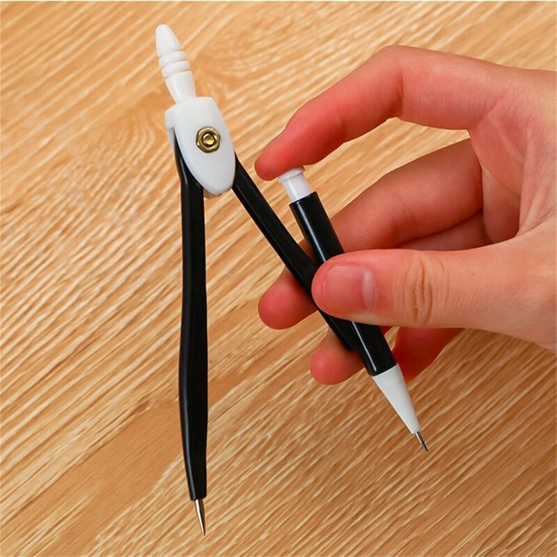 Brief Pratical Pfofessional Compass Set School Office Drawing Maths Geometry Learning Tools Circles School Student Stationery