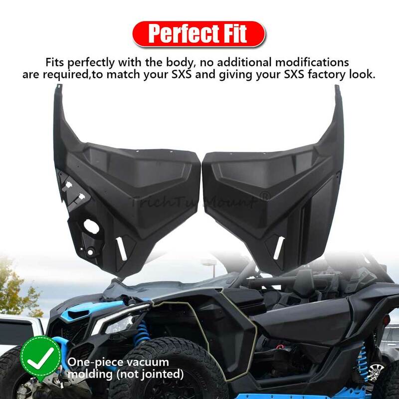 NEW UTV Accessories Front LH&RH Lateral Panel Cover Compatible with Can-Am Maverick X3 Max Turbo R RR 900 1000R 2017-2020