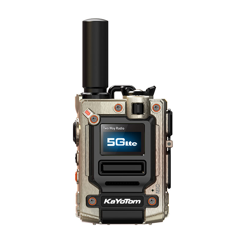 M08 4G LTE Handheld Walkie-Talkie POC Network GPS Location Two-Way Radio 5000km Talking Distance Plug-in Sim Card Zello