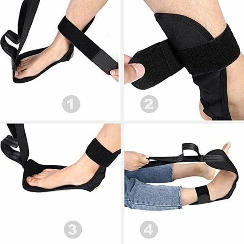 Karet peregangan fleksibilitas Yoga tali perenggang Fascia kaki untuk pelatih senam balet latihan Yoga fleksibilitas sabuk peregangan kaki