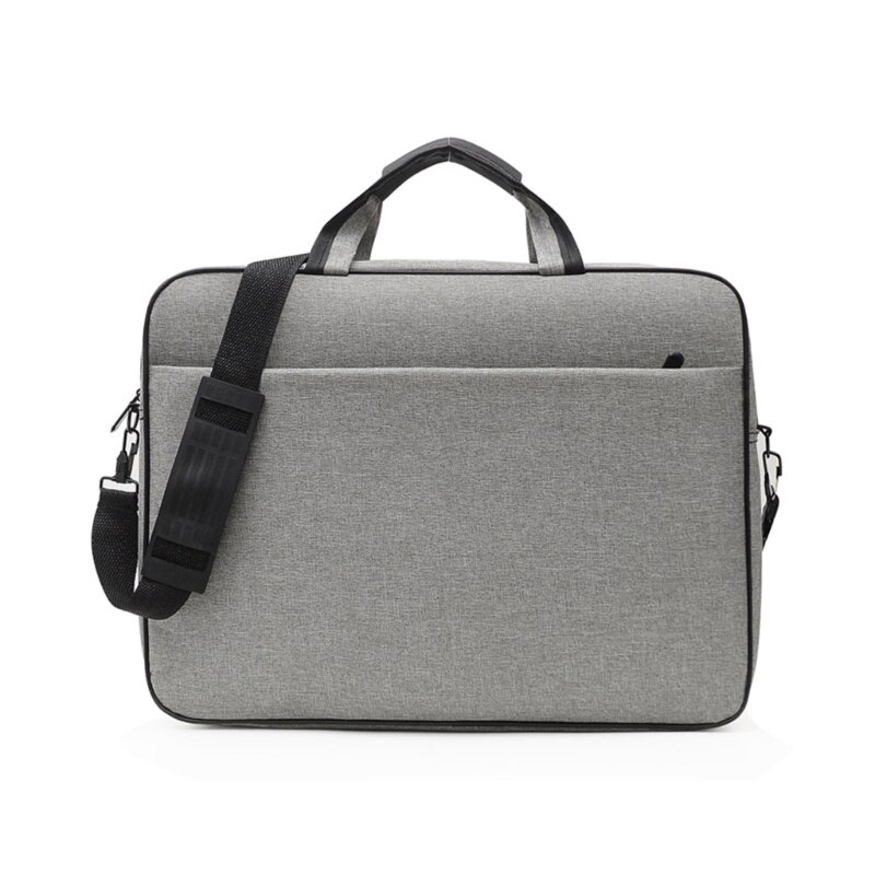 2023 حقيبة حمل واقية جديدة للكمبيوتر الدفتري حقيبة يد من قماش أكسفورد حقيبة كمبيوتر محمول حقيبة مقاومة للرذاذ حقيبة محمولة أسود