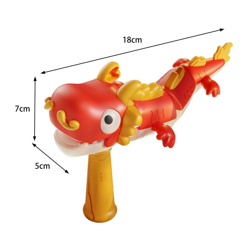 Brinquedo dançante do dragão para o presente do ano novo, balanço chinês, 2024