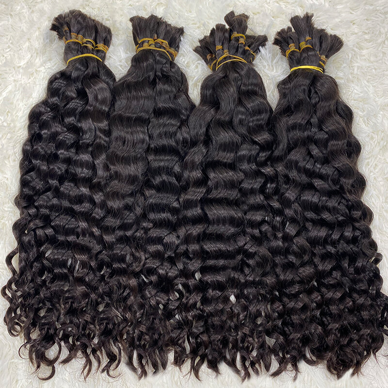 Best selling Italian Curly Virgin Hair 100% Human Hair Natural Color Hair Bulk 18"-30" 50g 100g each bundle