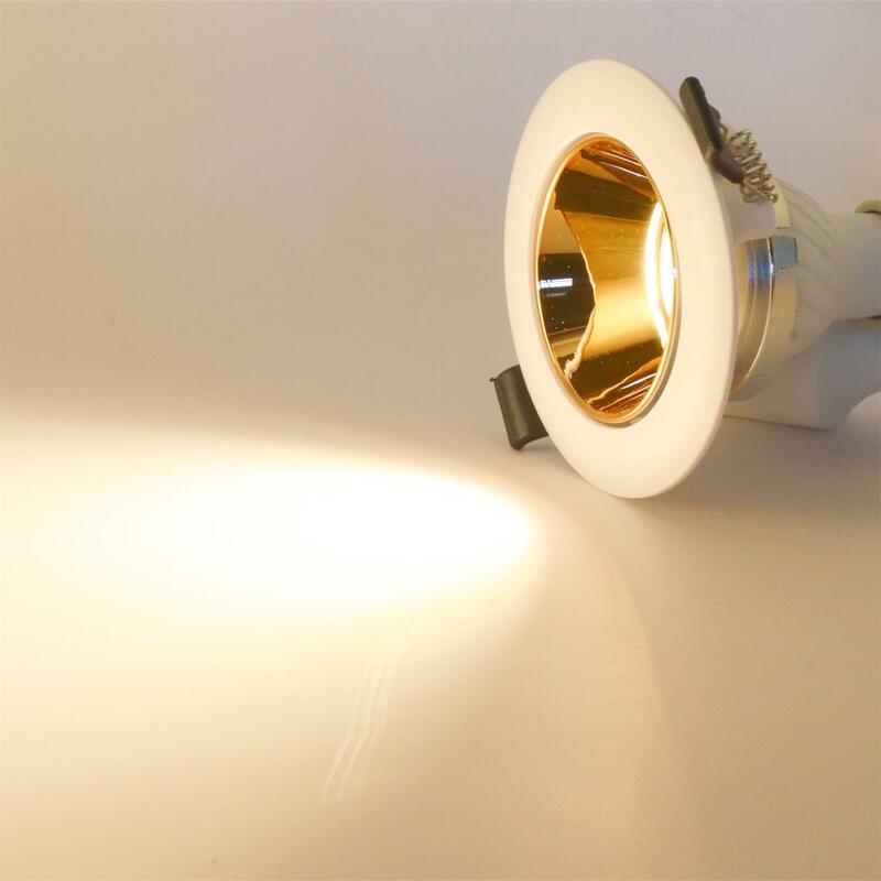 Trimless LED Lighting Housing MR16 GU10 Ceiling Spot Light Fixture For Home