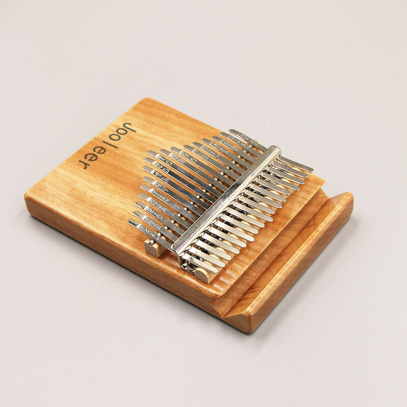 Jooleer 17&21 Keys Kalimba With App Thumb Piano Portable For Adults & Kids Okoume Mbira Tuning Hammer Finger Covers More Include