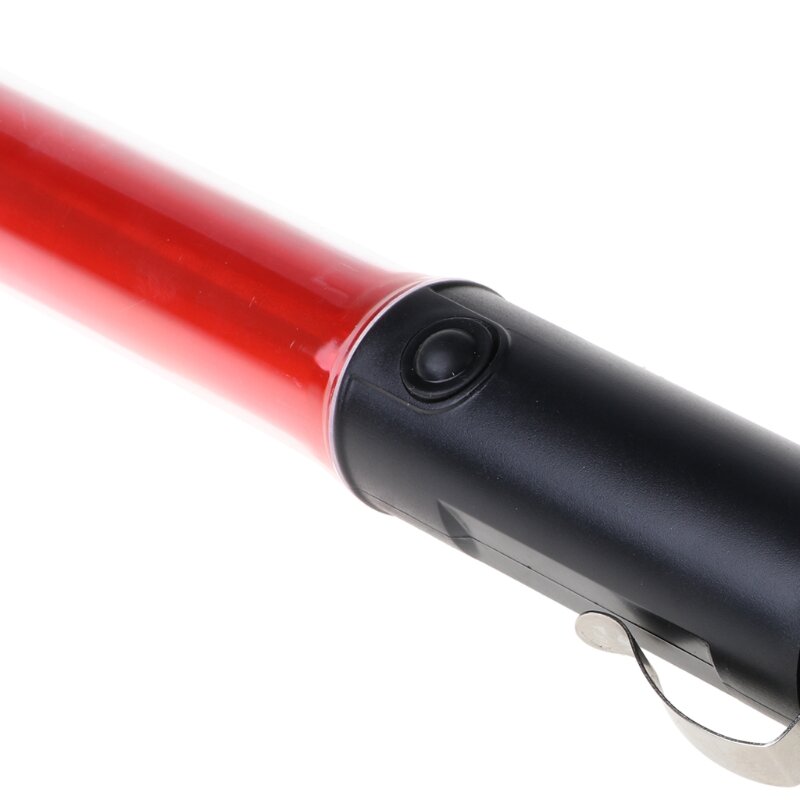 強力な LED 懐中電灯プラスチック交通杖トーチブリザードフラッシュ用 4 モード