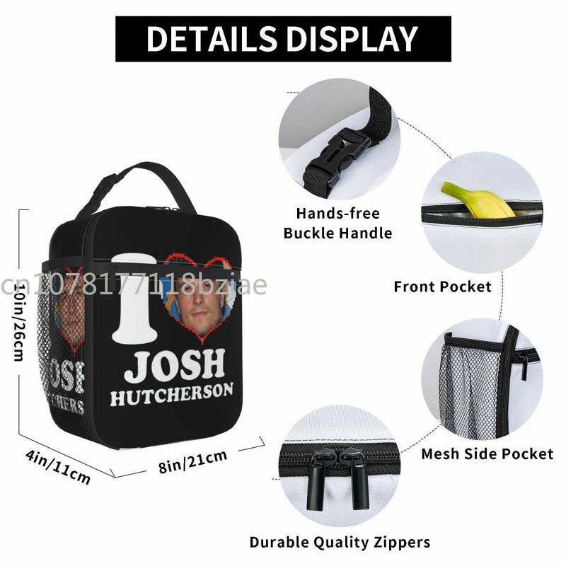 Lunch Box Josh Hutcherson Actor Product Lunch Container INS Trendy Cooler Thermal Bento Box For Travel