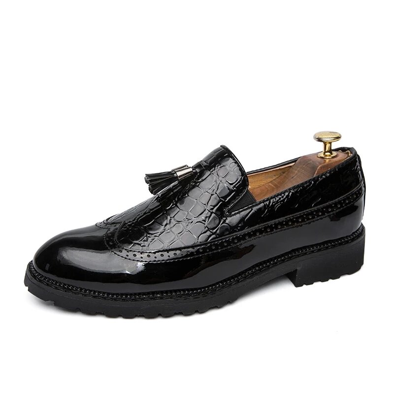 Rozmiar 47 trzy kolory moda buty buty biurowe dla mężczyzn obuwie oddychająca skóra mokasyny mokasyny do jazdy wygodne buty