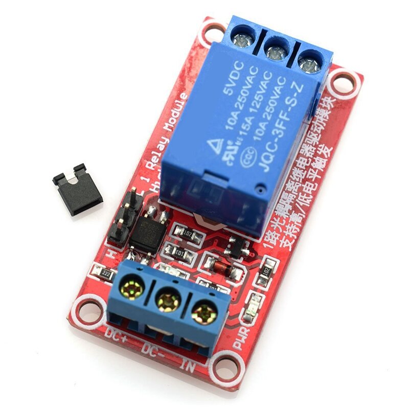 4PCS Channel Relay Optocoupler Isolation Module Red Board 3-5 V High And 0-1.5V Low Triggered Load Level Control