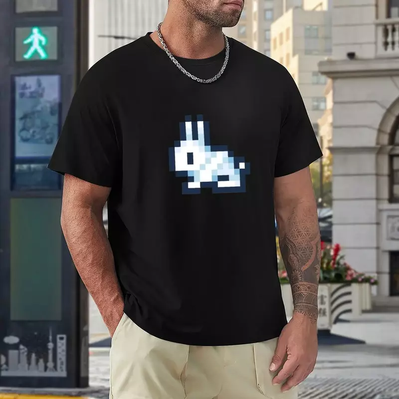T-shirt coniglio Terraria magliette grafiche magliette personalizzate progetta le tue magliette grandi e alte da uomo
