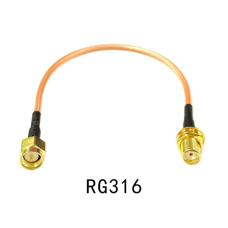 SMA macho para fêmea cabo de extensão Pigtail, RF Plug Jack Connector, RG174, RG178, RG316, RG58, RG142