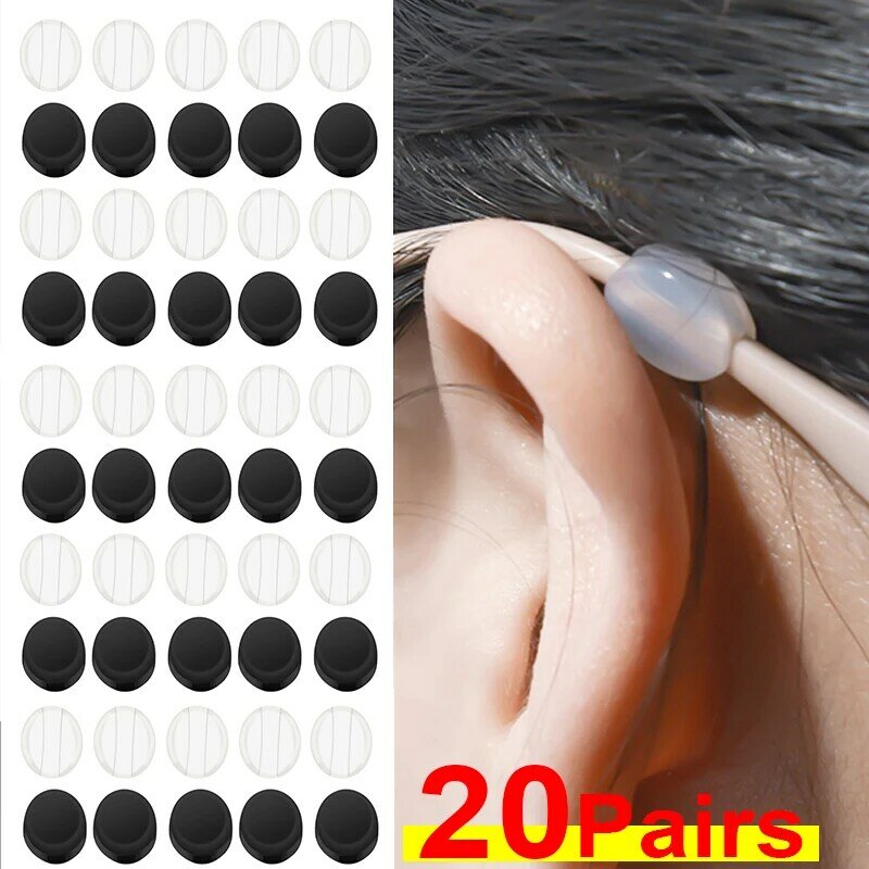 Invisible Round Ear Hook Eyeglasses Silicone Mini Glasses Anti Slip Grip Temple Tip Holder Spectacle Eyewear Accessories