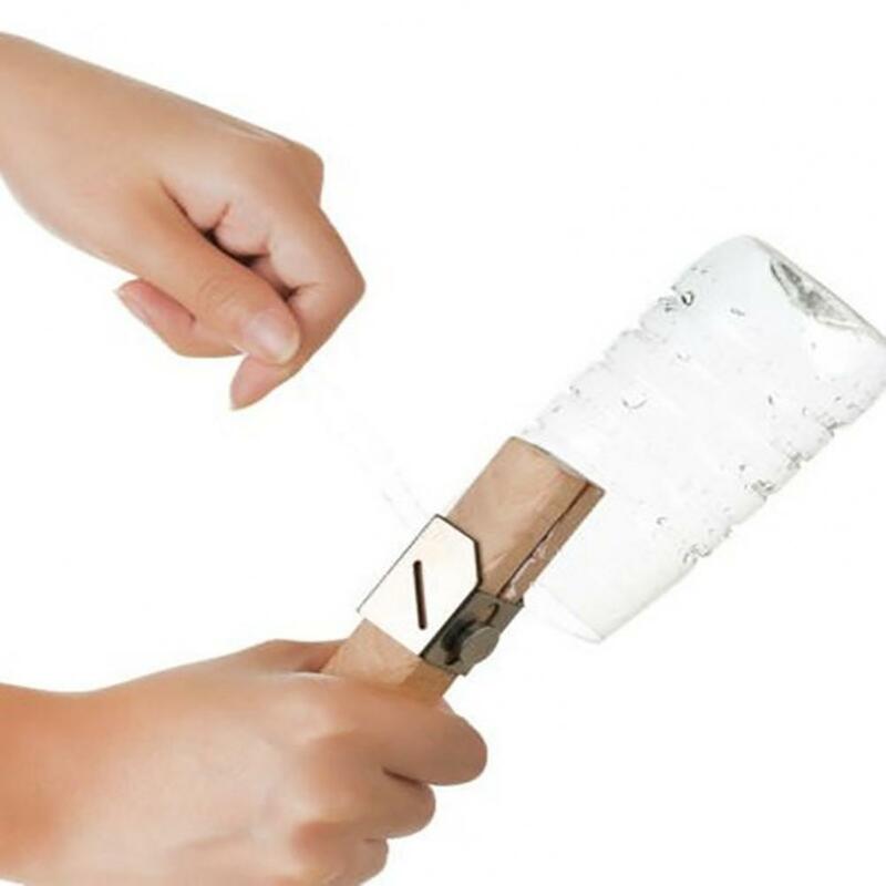 Tool Adjustable Plastic DIY Bottle Cutter Smooth Surface Wood Bottle Cutting for DIY