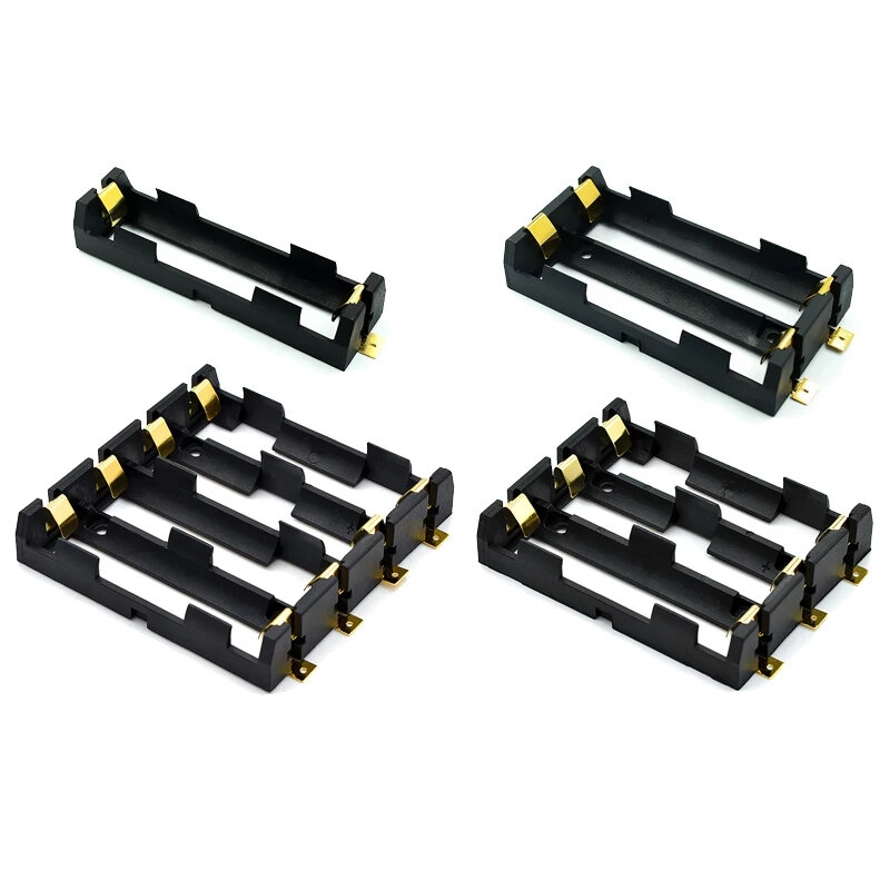 18650 battery box single double three four SMT patch straight plug 1-4 cells patch battery holder SMD