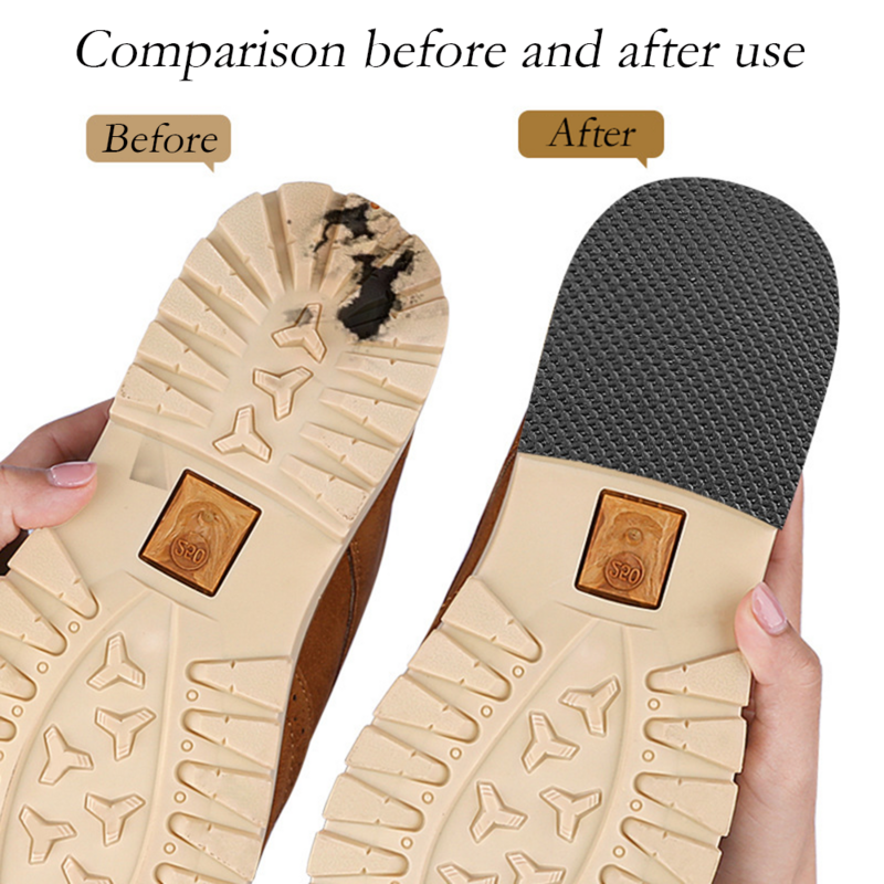 Self Adhesive Anti-Slip Sole Stickers Mute Cushion Insoles Repair Outsole Insoles Men Women Shoes Wearable Pads Shoe Accessories
