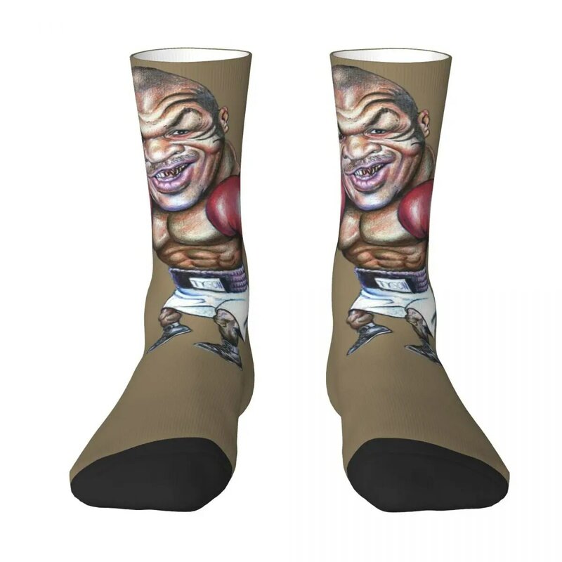 Mike Tyson Boxing Retro Boxing Men Women Socks,Leisure Beautiful printing Suitable for all seasons Dressing Gifts
