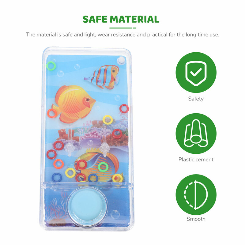 2 buah mainan permainan lempar cincin air mainan permainan peran berputar Laser genggam mainan interaktif orang tua anak mainan kemampuan berpikir untuk anak