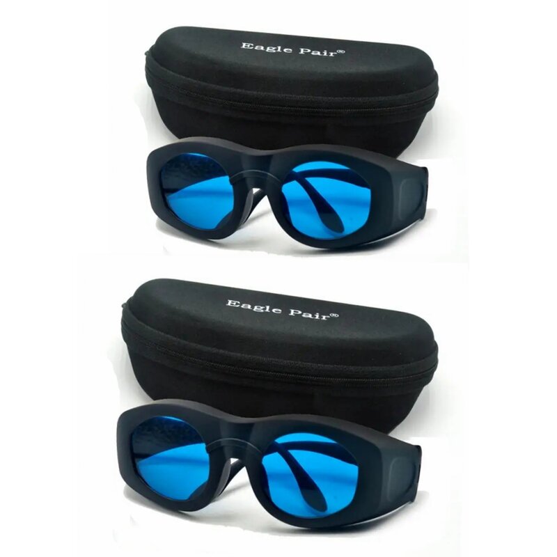 2 paia di occhiali di sicurezza Laser a infrarossi 600nm-1100nm 808nm 980nm 1064nm occhiali protettivi per gli occhi OD 6 + EP-14-4 occhiali protettivi CE