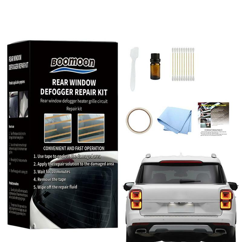 Kit de reparación de desnebulizador de ventana trasera, Descongelador completo, línea de rejilla, accesorios de cuidado de rejilla