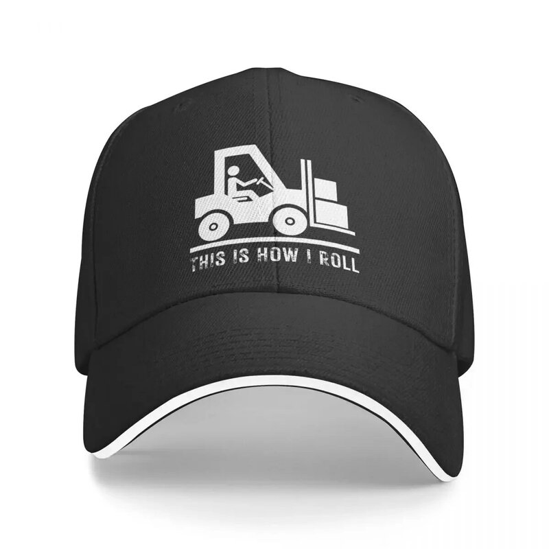 Operator Forklift topi bisbol tas pantai modis topi pria topi Rave pria topi wanita