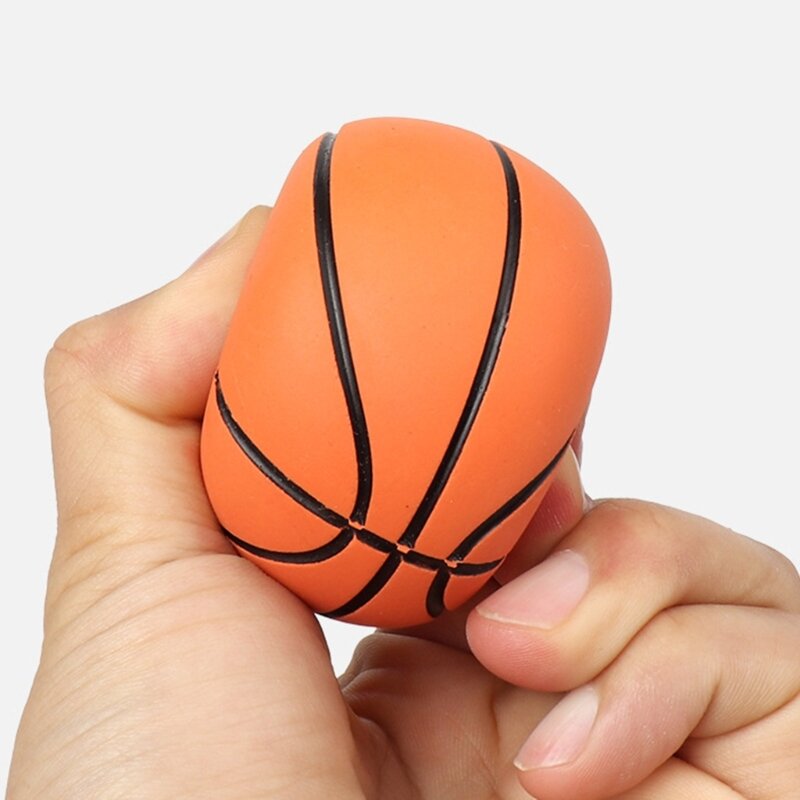Minibolas esportivas de borracha Squeeze Balls Bola anti-stress Minibolas de basquete G99D
