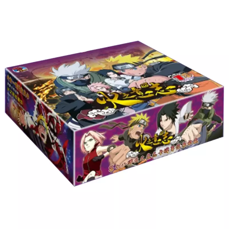 Serie de cartas de Naruto, personaje de Anime, tarjeta Flash SSR, edición de colección Deluxe, juego de mesa, juguetes, regalos para niños