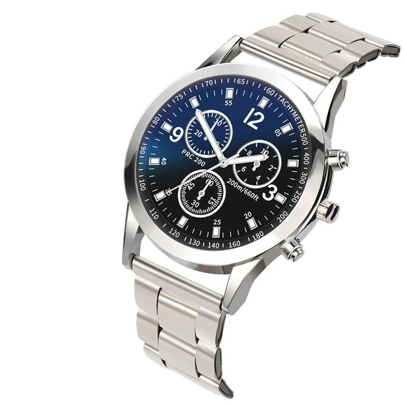 นาฬิกาข้อมือควอทซ์ผู้ชายนาฬิกาข้อมือผู้ชาย, นาฬิกาข้อมือควอทซ์ princely นาฬิกากันน้ำนาฬิกาข้อมือสำหรับผู้ชายสเตนเลสสตีล