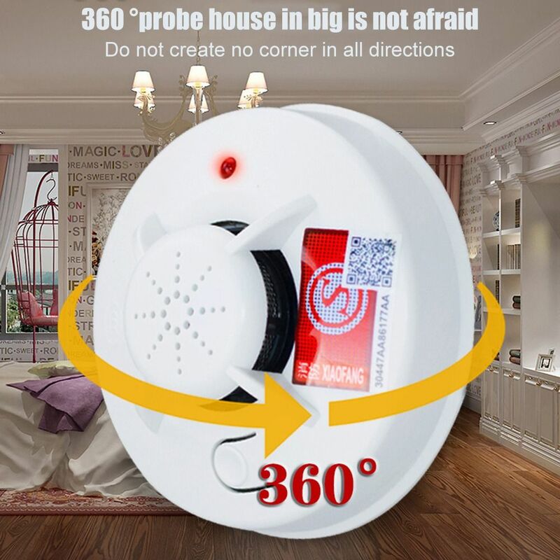 Duurzame Huisbeveiliging Mode Brand Rookt Rookmelders Waarschuwing Alarm Tester Gifgas Sensor Rookmelder