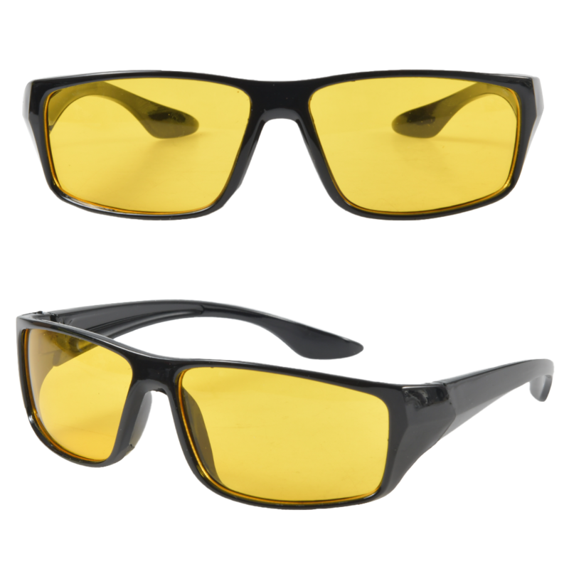 Kacamata Pengemudi Penglihatan Malam Antisilau Kacamata Cahaya Yang Ditingkatkan untuk Berkendara Malam Kacamata Hitam Modis Aksesori Mobil