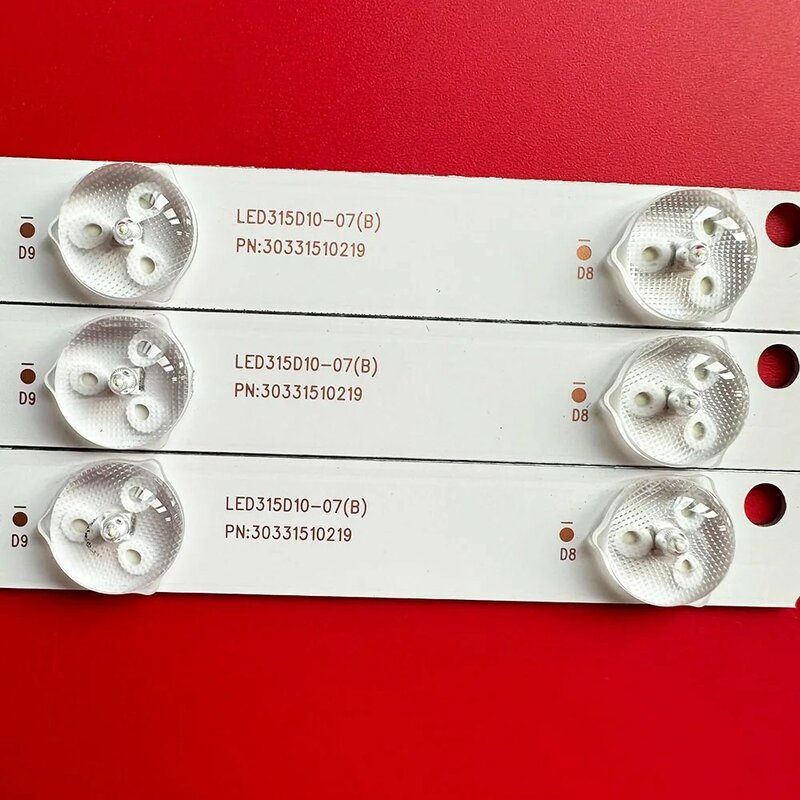 Tira de luces led de alto brillo, accesorio para Haier LE32B310G, piezas (B), 30331510219 a, Juego de 3 unidades, 3/15 LED315D10-07